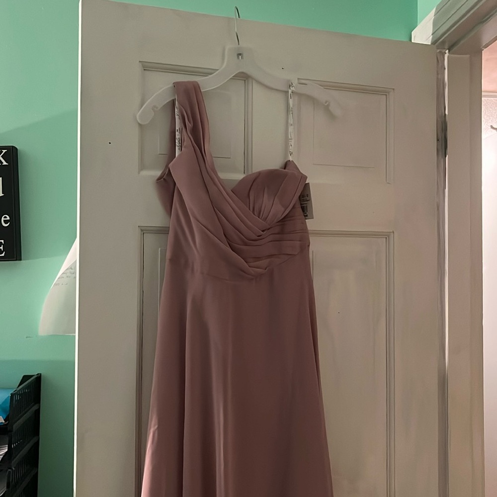Bridesmaids dress from david’s bridal. Never worn. Quartz color